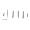 7 in 1 Leather Groover Tool Plastic Wood Fine Steel
