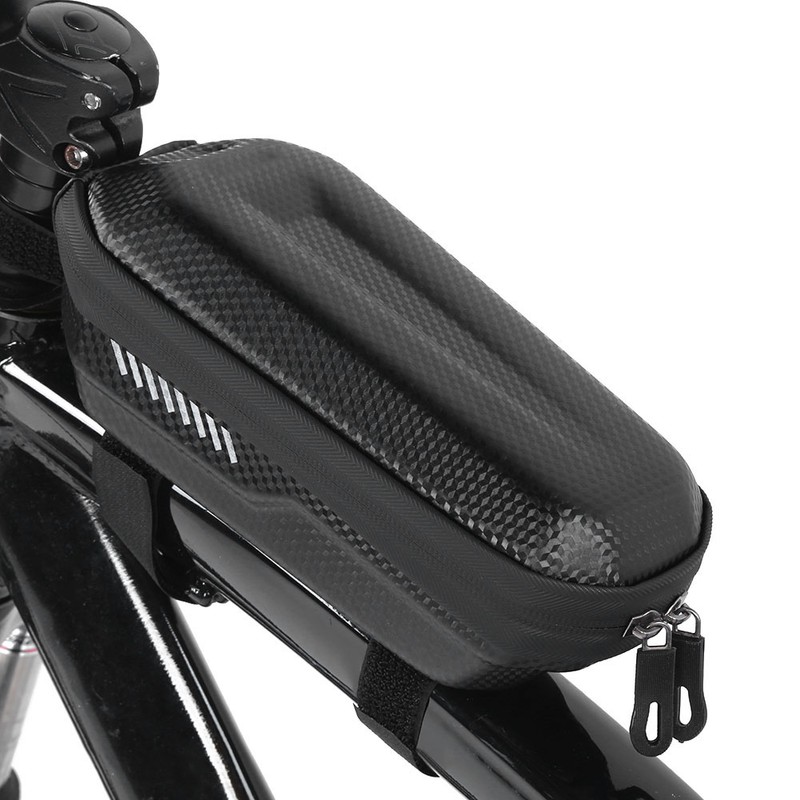 Hardshell Bicycle Mountain Bike Bag Front Beam Pipe Waterproof Saddle