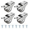 4 Pcs Mini Caster Wheels 1 Inch Silent Ball Bearings