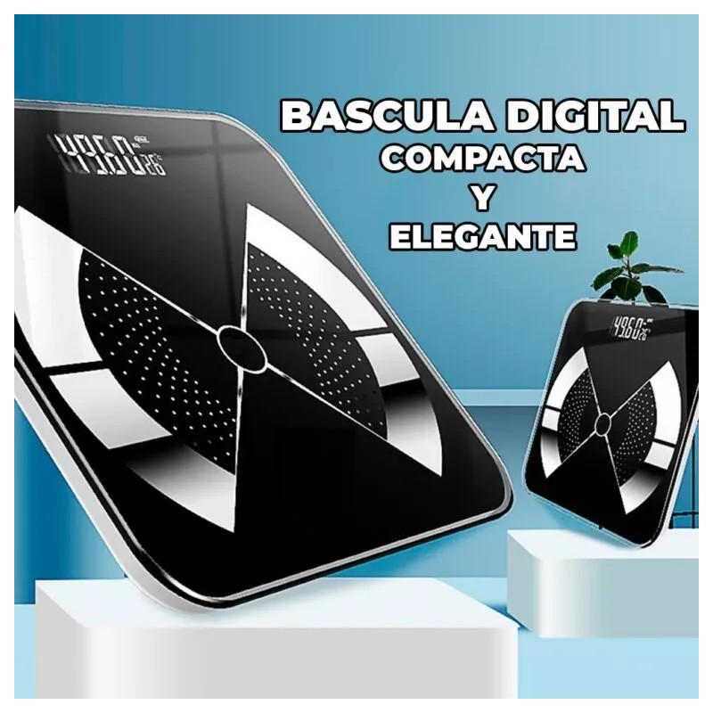 EGTMA Bascula Digital Para Peso Corporal Pilas Hasta 180kg