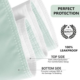 2 Pack, Green Platinum Care Pads™ Bed Pad Standard Reusable Underpad Washable 34" x 36"