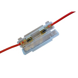 Fuse Box Holder 12V Harness in-LINE + 10A Fuse for 50cc 90cc 110cc 125cc 150cc 200cc 250cc ATV GO Kart Scooter Dirt Bike Moped Motorcycle/TAOTAO COOLSTER Baja Peace BMX Apollo and Other Brands