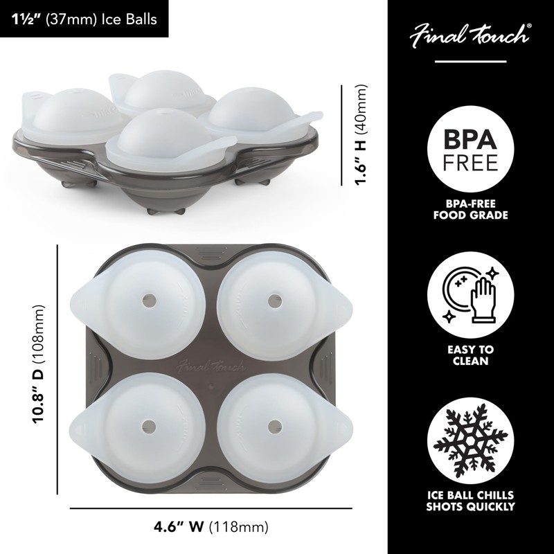 Final Touch Yarai Shiver Ice Ball Shots – Set of