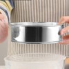 Flour Sifter, Round Flour Sieve Strainer with 80 Mesh Premium