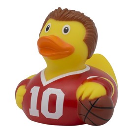 Lilalu 2120 Basketball Player Rubber Duck Bath Toy, Various