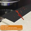 Foldable Stove Gap Filler Kitchen Counter Range Guards 25inch,Silicone Stove