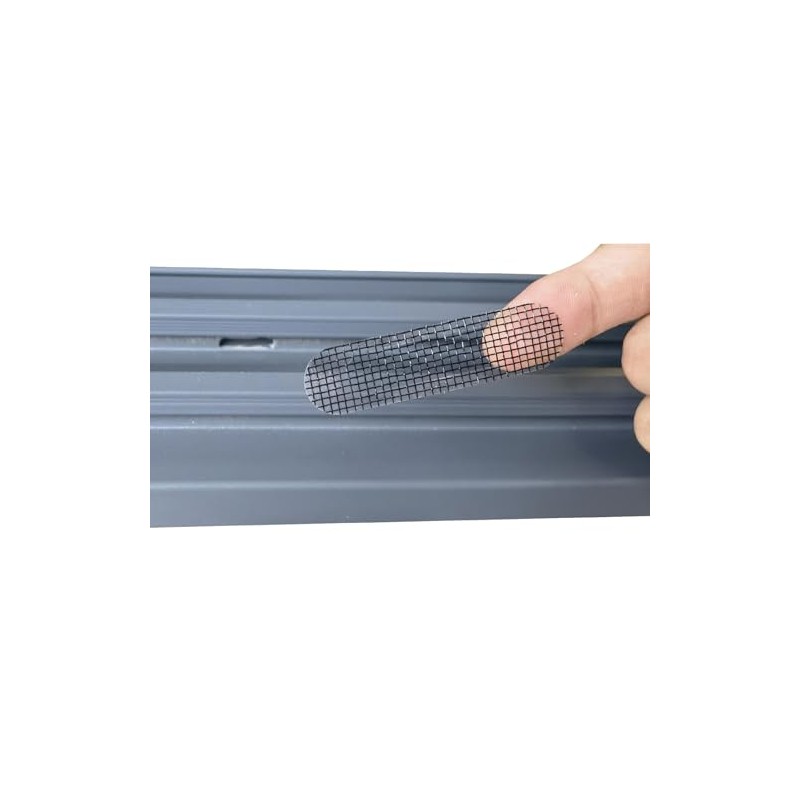 100PCS Black Window Weep Hole Covers Screen Patch Door Screen