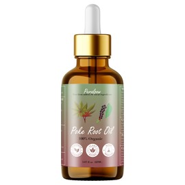 Peralpow Organic Poke Root Castor Oil, Supports Cysts, Boils, Fibroids, Swollen Lymph Nodes, Breast & Joint Health - Organic Lymphatic Aid - Natural Deep Tissue Relief - 2.03oz -