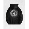 Occult Eye Graphic Hoodie 100% Cotton US Warehouse 7 ColorsColor: