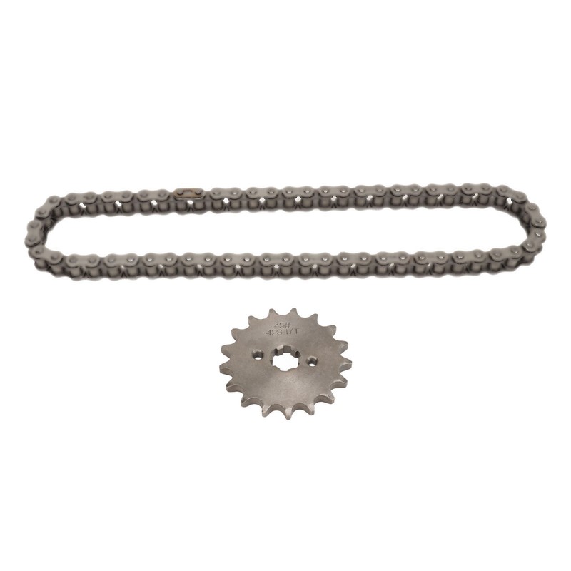 428 17T 17mm Sprocket 428 Drive Chain 60 Links Kit