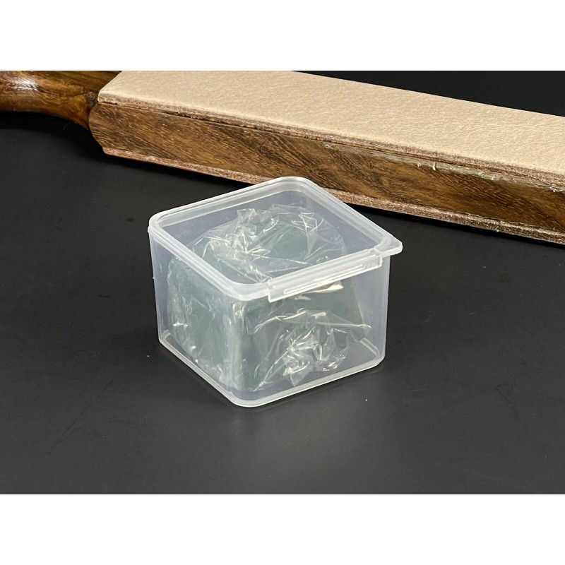 Paddle Leather Strop Straight Razor Sharpening 2 Sided Wood Handle+buff