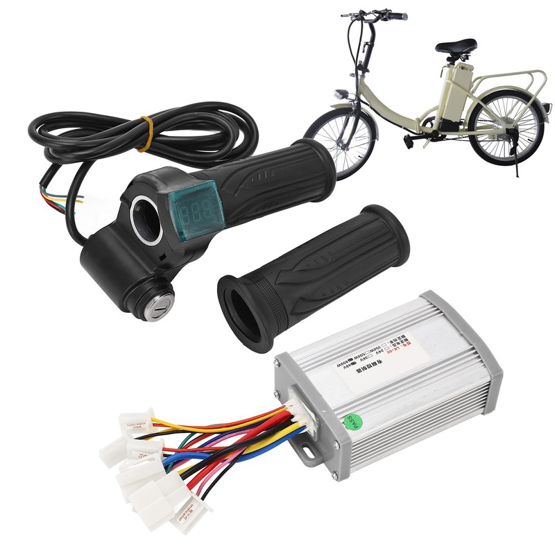 48V 800W Motor Speed Controller Throttle Grip with Lock and