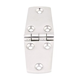 Keenso Marine Carbine Hinge Boat Stainless Steel Door Hinge Boat Cabin Door Hatch Stainless Steel Hinge for Lids, Hatches, Compartments and Doors (102 x 38)