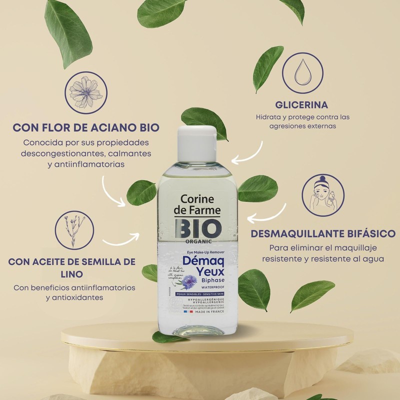 Corine de Farme - Bio Cleansing Lotion Bi-Phase - Removes