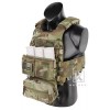 KRYDEX Low Vis Slick Molle Plate Carrier & Tactical Placard