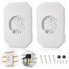 2 Pack Vinyl Siding Mounting Blocks, 8141DBL Outdoor Light Mounting