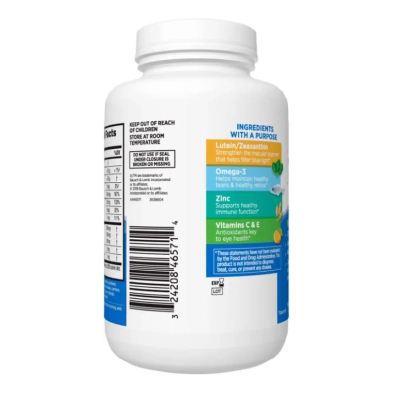 50gels Vitaminas Lutein Zeax Om3 /p Ojos Ocuvite Adulto 50+