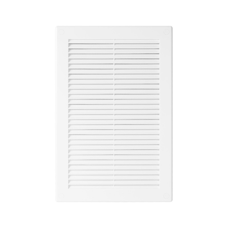 Awenta 6" x 10" Inch Rectangular Plastic White Ventilation Grille