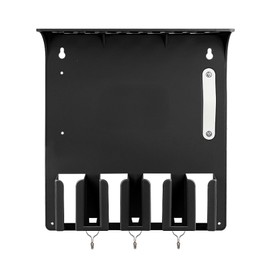 CestoMen Clipper Holders for Barbers, Professional Wall Mount Barber Clipper Holder Organizer Hair Trimmer Scissors Storage Rack (Black)