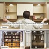 4 Pack Cordless Cabinet Lights, Door Open Activated Sensor Automatic
