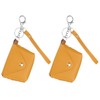 PATIKIL Coin Purse Keychain, 2 Pack Mini Cute Tote Bag