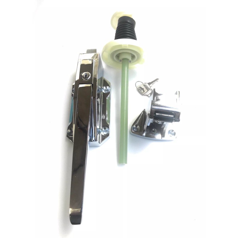 Everwell COMPLETE DOOR LATCH SET WITH INSIDE RELEASE & KEYS