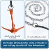 Anchor Rope 100 Ft 3/8 in, Double Braided Anchor Line