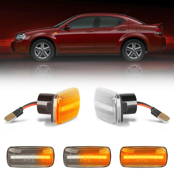 OZ-LAMPE 2PCS Dynamic Side Indicator for Jeep Commander Compass Patriot