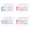 Monolike Color Palette Steak Gradient Color Palette Sticky Gradation 300 A Set 4p - 30 Sheets Per Design, Sticky Notes