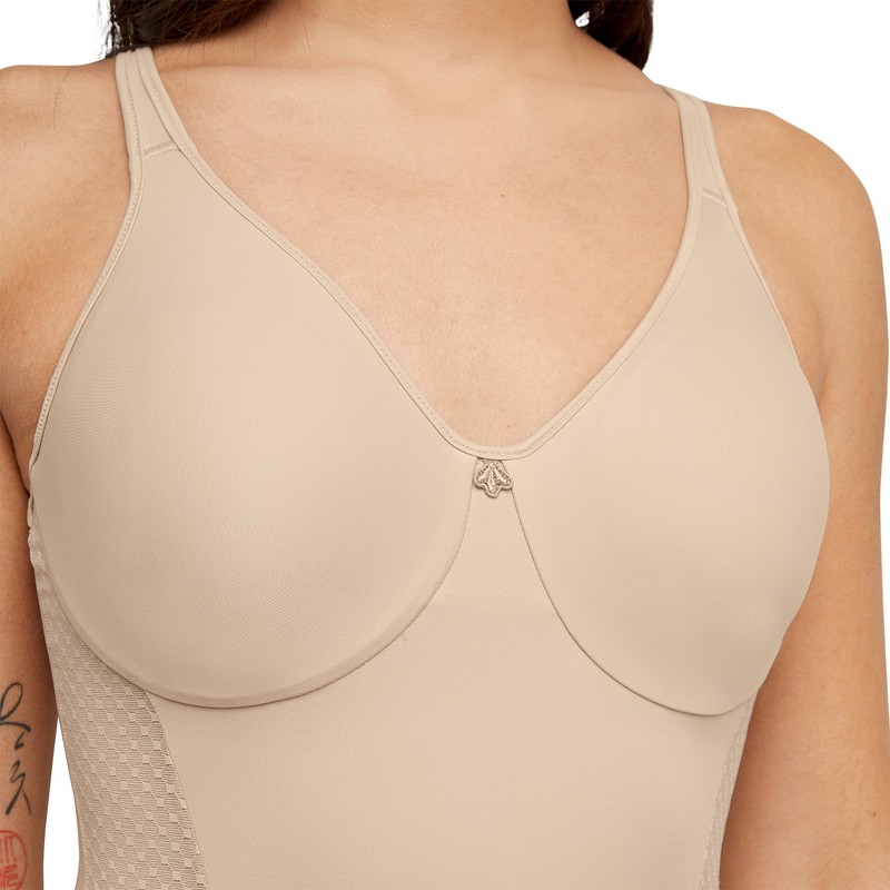 Bali womens Shaper With Cool Comfort Df1009 shapewear bodysuits, Soft