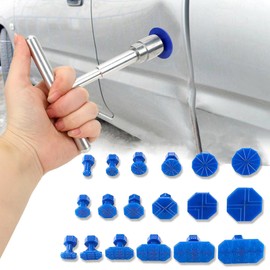 Dent Repair Tabs, 19 Pieces, Dent Repair Kit, Car Dent Repair Kit, Small Door, Easy Do-It-Yourself, Easy to Use, No Damage to Original Paint, For Repairing Car Surface Dents, Car Dent Repair, Car Dent