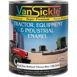 Ford-New Holland Vibrant Blue Tractor Quart fits Paint Ford New Holland fits Ford 86109141DS