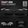 Exterior Front Driver & Passenger Door Handle Replacement Set -