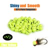 MUUNN 50pcs Tungsten Slotted Beads for Fly Tying,12 Colors/13 Sizes