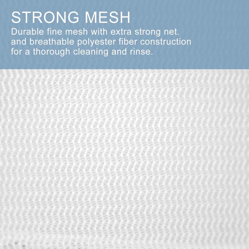 Muchfun 3Pcs Durable Fine Mesh Laundry Bags for Delicates 12