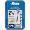 Kreg SML-C250-125 Zinc Pocket Screws, 2 1/2 Inch, 8 Coarse
