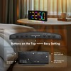 HERMIC Alarm Clock, Digital Alarm Clock Bedside for Kids Mains
