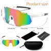 Zoonvii Fast Glasses, Bicycle Sunglasses, Polarised Cycling Glasses