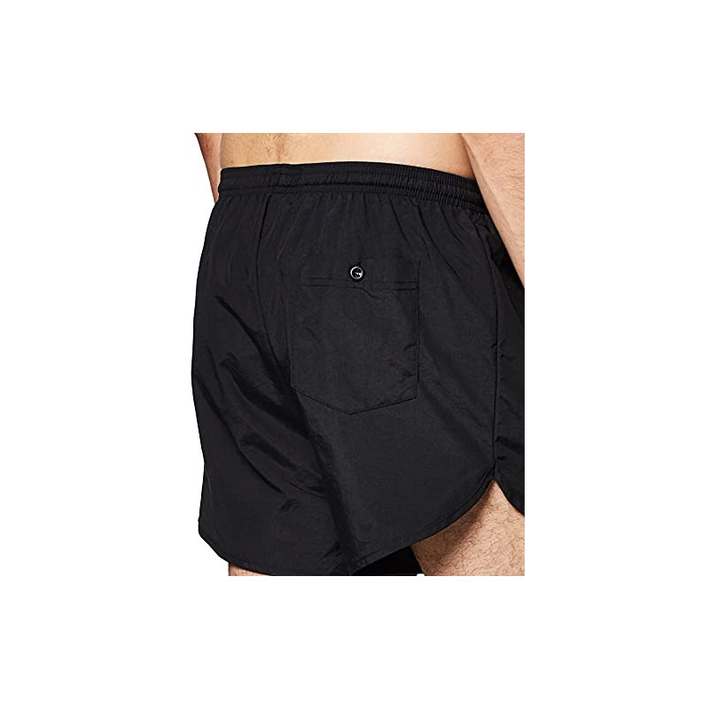 Soffe Dri Running - Pantalones Cortos para Hombre, Negro, Medium