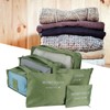 6-Piece Set Clothes Sorting Bag Luggage Packaging Organiser with Storage