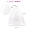 1500ML Vacuum Therapy Machine Cups, Extra-Large Vacuum Cupping Machine Cups
