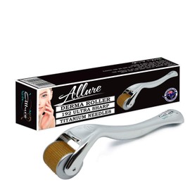Allure Derma Roller 1.0mm 192 Titanium Needles Anti Aging Skin Care Treatment