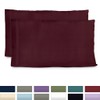 Cosy House Collection Premium Bamboo Pillowcases - Standard, Burgundy Pillow