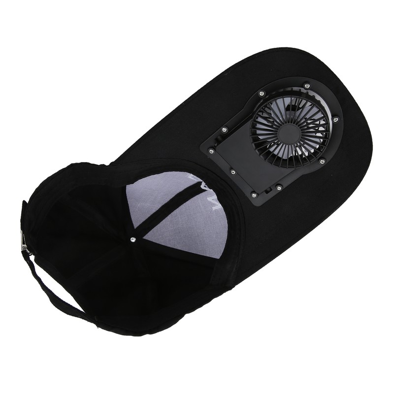 Portable USB Rechargeable Fan Hat Adjustable Adult Unisex Sun UV