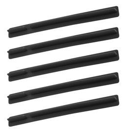 FOCMKEAS PCI Plug Protective Cover 5 Pcs Anti-Dust Protector Caps, Plug Protector Caps for PCI Female Ports and Computers Black Silica Gel