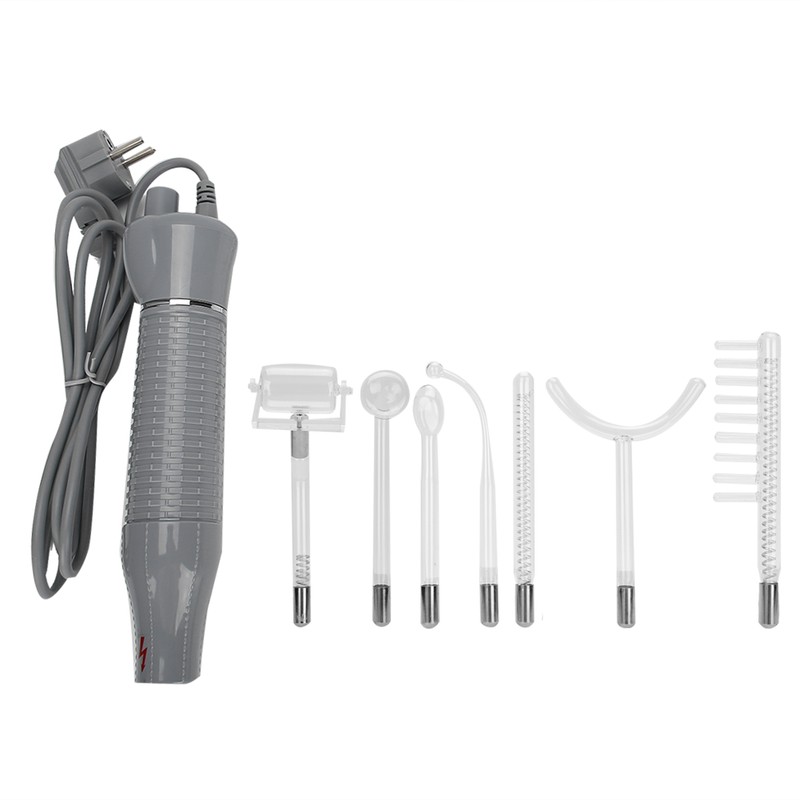 7pcs / Set High Frequency Electrotherapy Instrument Ozone Electrotherapy RodEU