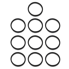 EMSea 10pcs H0 M Traction Tires 14.25x12.25x2mm Compatible with M?rklin 1:87 Steam Locomotive Wheels