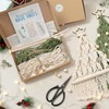 ACESOME 2PCS Macrame Tree Kit, Christmas Tree Macrame DIY Weaving