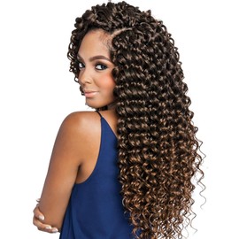 Mane Concept Afri Naptural Water Fall Pre-Stretched Braid 18" - CBP05 (1 Jet Black)
