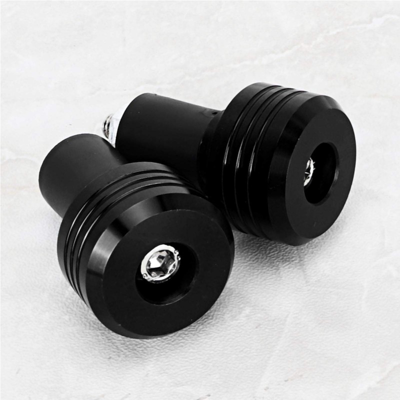 BuyWeek Motorcycle Handlebar Ends, Aluminium Motorcycle Handlebar Grips End Plugs